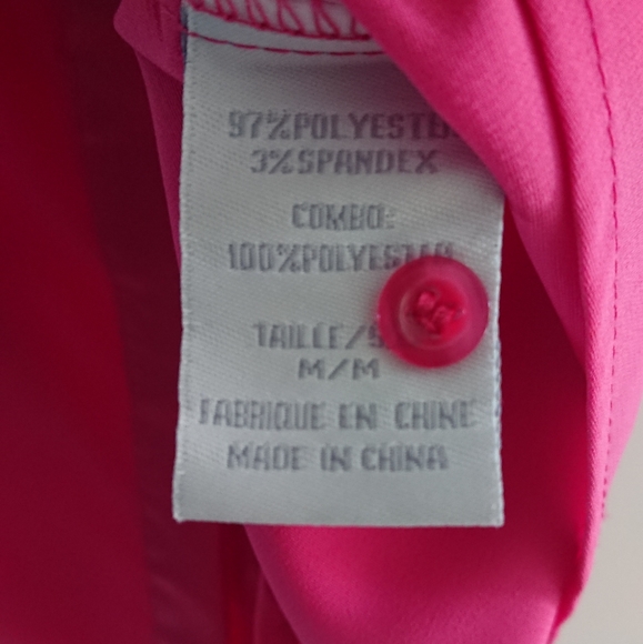 Hot pink sleeveless blouse size M - Picture 7 of 7